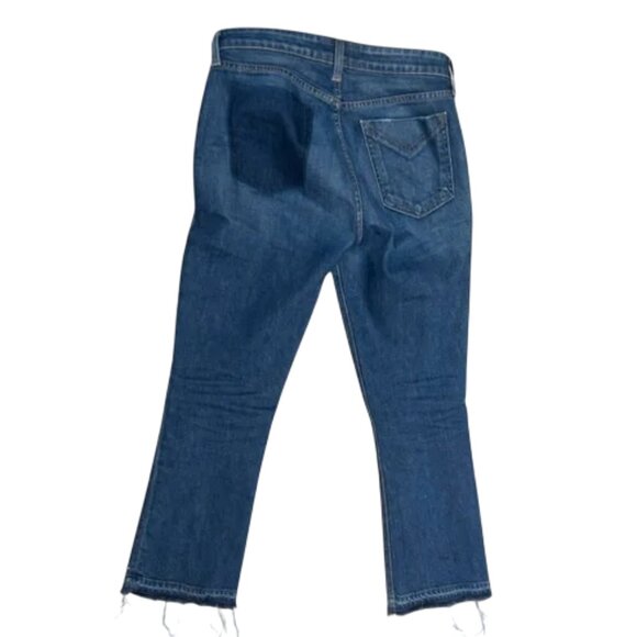 10 Crosby Derek Lam blue gia mid-rise cropped flare jeans size 27 - Picture 5 of 5